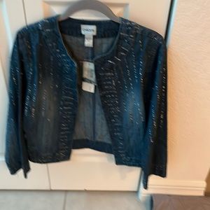 Chico's Blue Jean Jacket